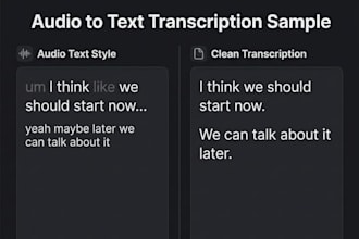 do fast,accurate audio and video transcription