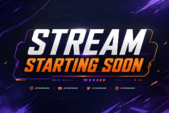 design professional streaming overlay and streamer graphics