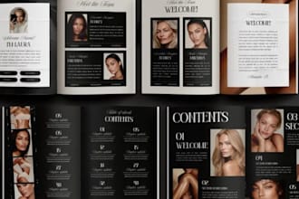 design editable canva ebook, workbook, pdf lead magnet, canva ebook and workbook