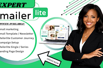 be your mailerlite expert for email marketing, automation, landing pages
