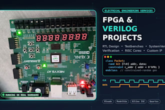 do digital logic design, fpga and rtl assignments