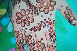 teach you professional henna mehndi design