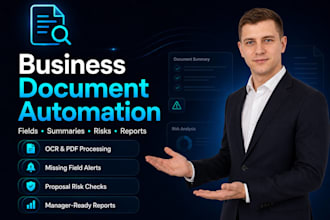 build an ai document processing and proposal analysis system