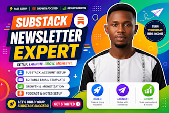 setup substack account manage substack newsletter substack newsletter design