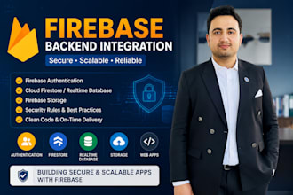 integrate firebase auth, firestore, storage, and database in your web app