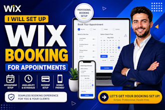 set up wix booking for appointments