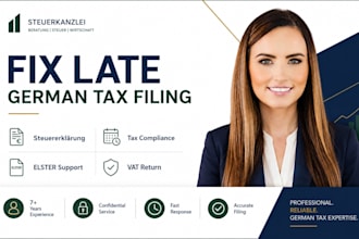 fix late german tax filing, steuererklarung, tax return, and tax compliance