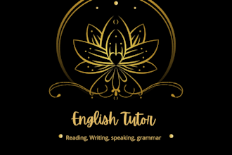 be your professional english tutor