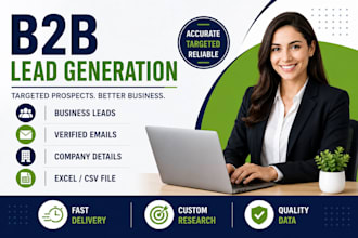 build targeted b2b prospect lists and business email lists
