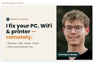 fix your windows PC problems via remote support