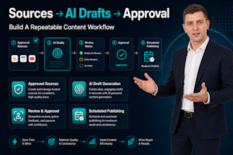 build an ai content automation and publishing workflow