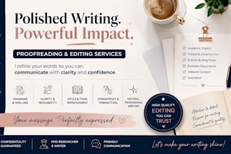 proofread and edit your document