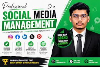 create a social media marketing strategy and monthly content plan