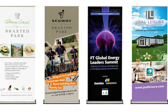 design retractable roll up banner, signage, pull up banner billboard, yard sign