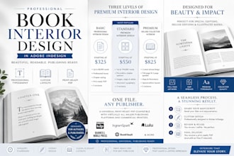 provide professional indesign interior book formatting and design