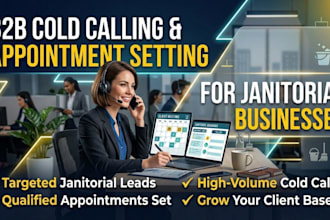 b2b cold calling and appointment setting for janitorial businesses