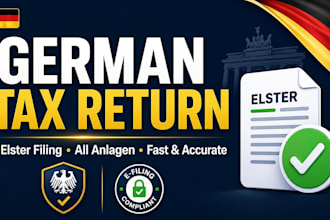 file your german income tax return prepare all anlagen businesses elster filing