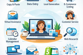 do fast data entry, copy paste, data scraping