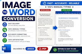 convert PDF to word or excel accurately