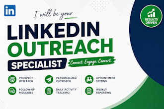 do personalized linkedin outreach and appointment setting