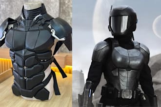 build custom eva foam cosplay armor anime cosplay pepakura printable stl file