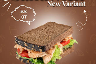 design eye catching flyer for your restaurant