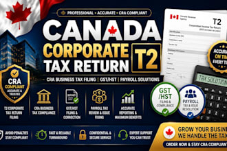 file canada corporate tax return t2 cra business tax filing accounting gst hst