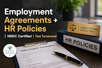 draft a custom employment agreement with company policies