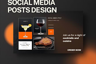 design social media post fcebook posts, instagram post ads