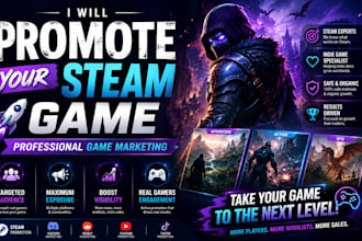 steam game promotion steam game marketing game promotion game steam wishlist
