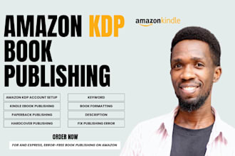 do amazon kdp book publishing, publish print and kinde ebook on amazon kdp