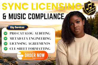 do music licensing research and sync clearance, copyright