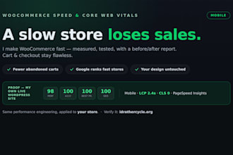 speed up your woocommerce store and improve core web vitals