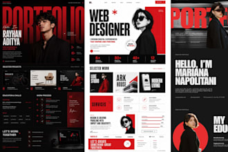 design portfolio website, resume website, personal website digital resume