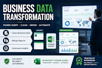 transform and clean data using power query