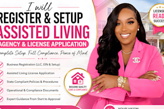register assisted living agency, do assisted living license application, setup