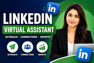 be your outreach virtual assistant for linkedin