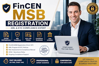 register your fincen msb and prepare aml compliance documents