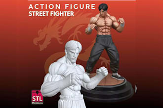 sculpt high quality 3d action figure articulated figure 3dstatue 3d figurine toy