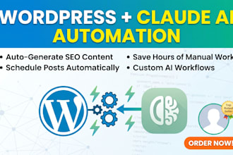 do wordpress plus claude automation