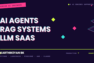 build production ready ai agents, rag systems and llm automation