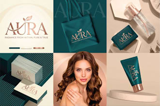 design elegant minimal logo, brand identity,brand guideline