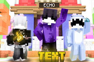 design minecraft thumbnail for you