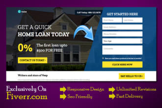 design awesome landing page or squeeze page within 24 hrs