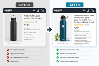 optimize your amazon listing with SEO keyword research