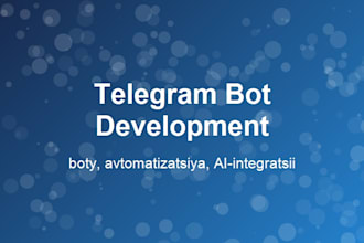 build a custom telegram bot with ai and automation