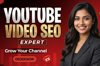 do youtube channel SEO and video optimization for top ranking on search result