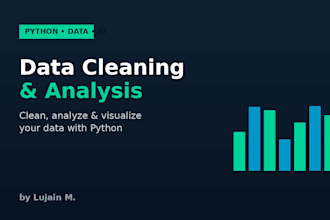 clean and analyze your data using python and pandas