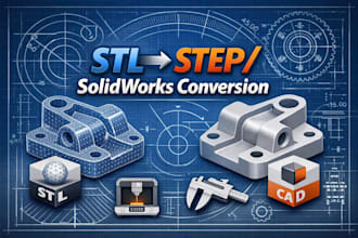 3d print your stls for prove out and post stl to step conversions etc