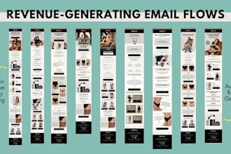 design klaviyo and omnisend email templates